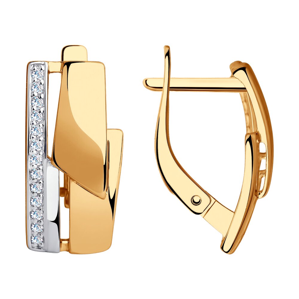 (028447) (Серьги) (Au 585)