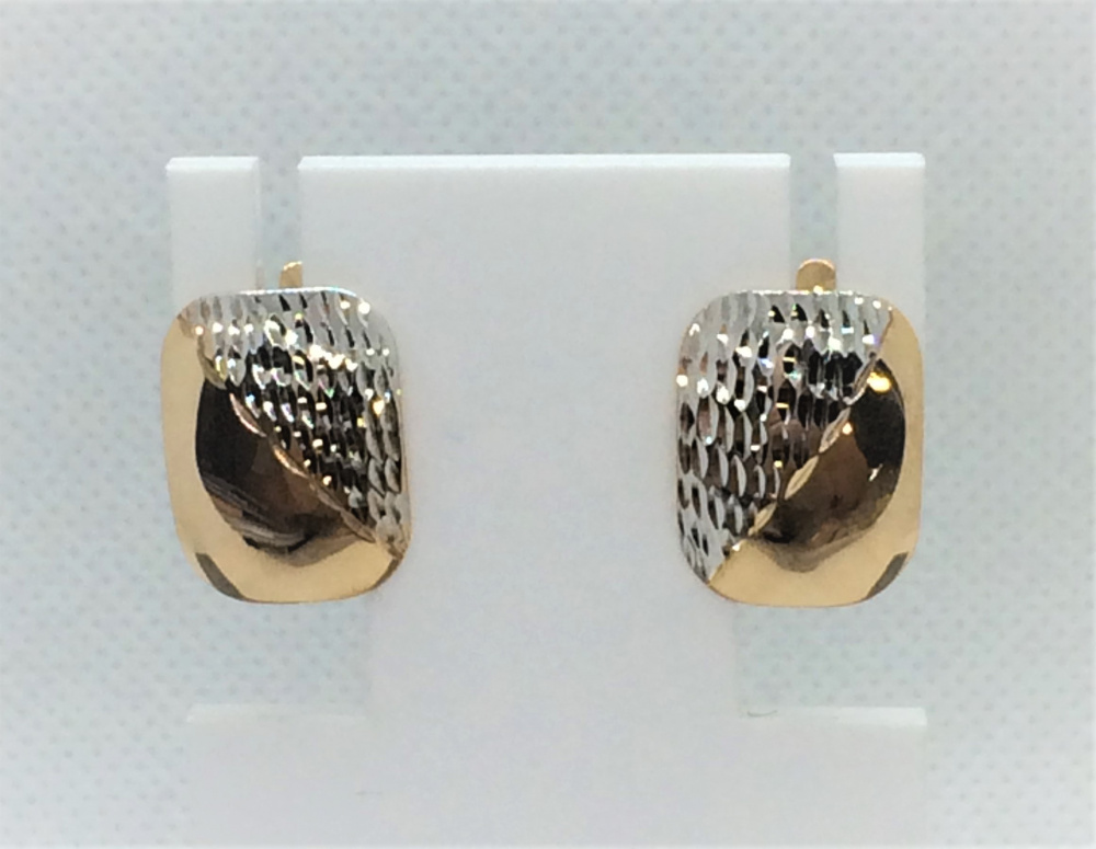 (ср-442) (Серьги) (Au 585)