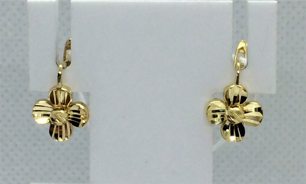 (ср-494) (Серьги) (Au 585)