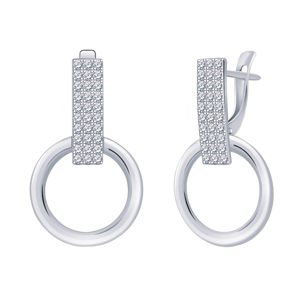 (20974-925) (Серьги) (Ag 925)