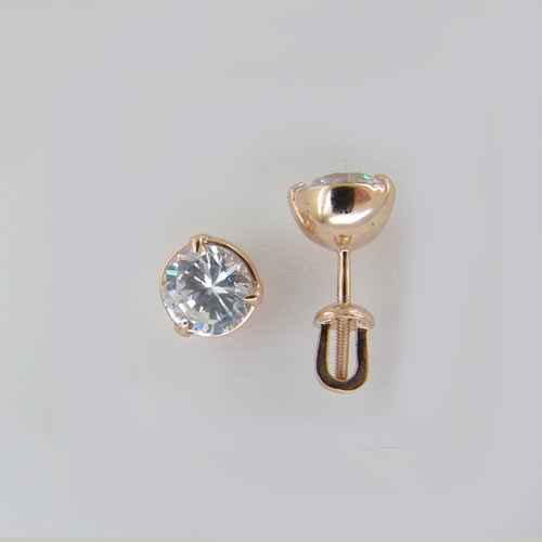 (Ш02-0679) (Серьги) (Au 585)