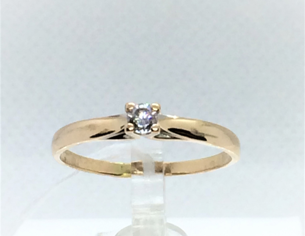 (кр-539) (Кольцо) (Au 585)