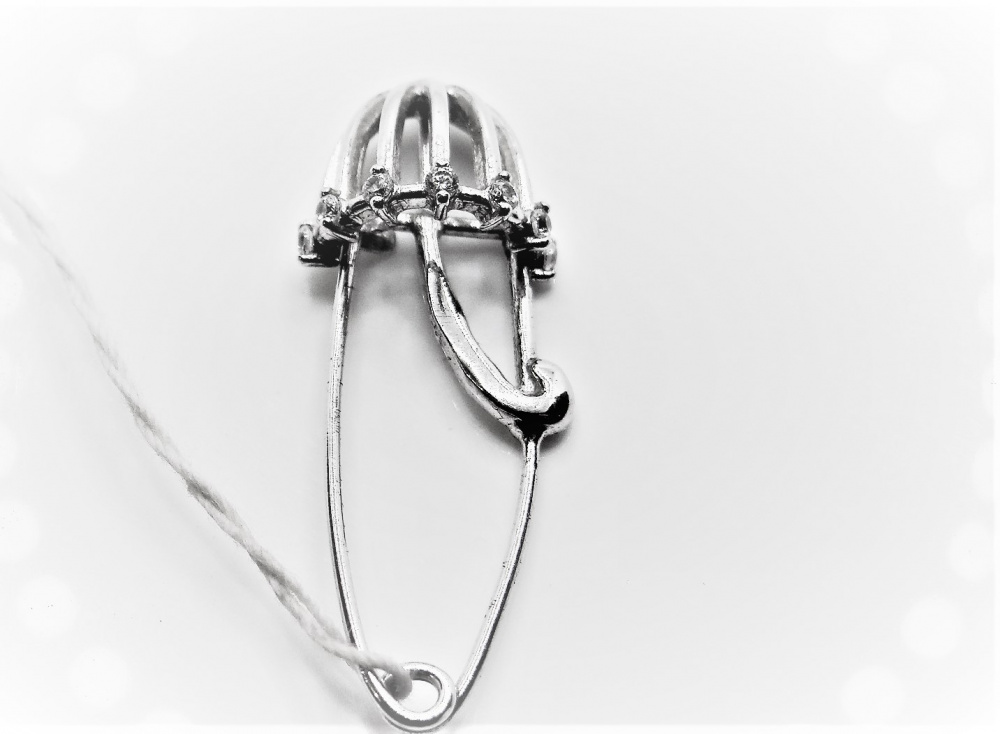 (1387746Д) (Брошь) Ag 925