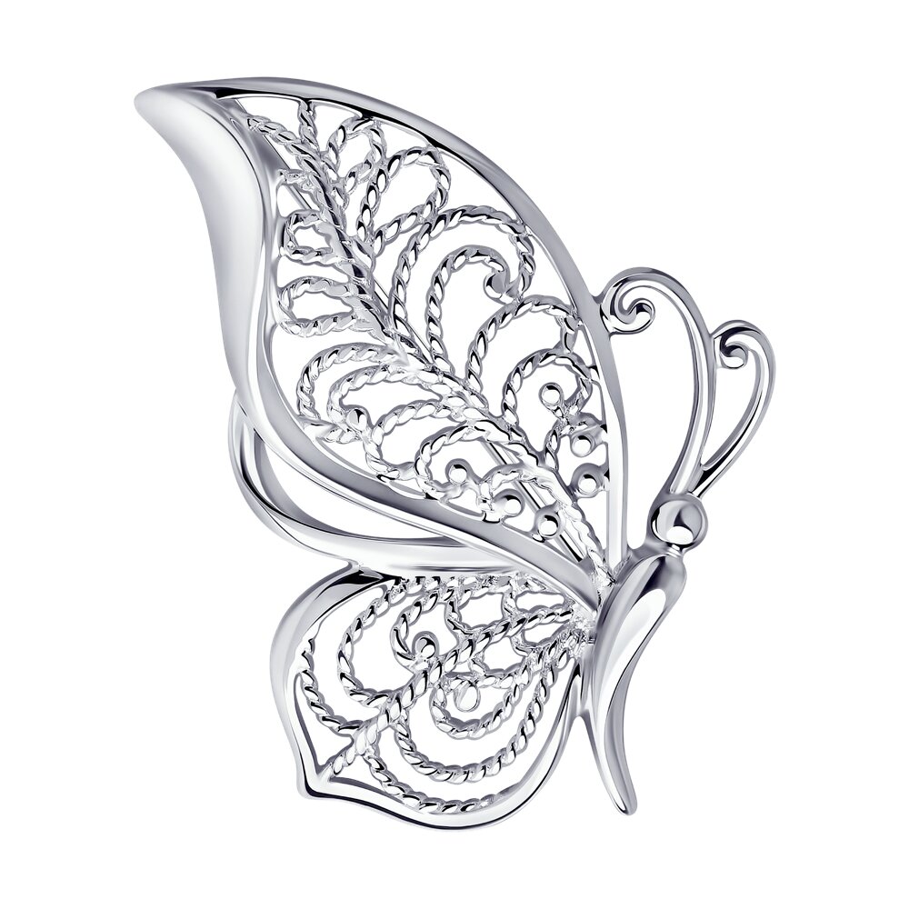 (94-140-00727-1) (Брошь) (Ag 925)