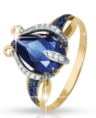 (01-0302) (Кольцо) Au 585