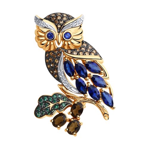 (740235) (Брошь) (Au 585)