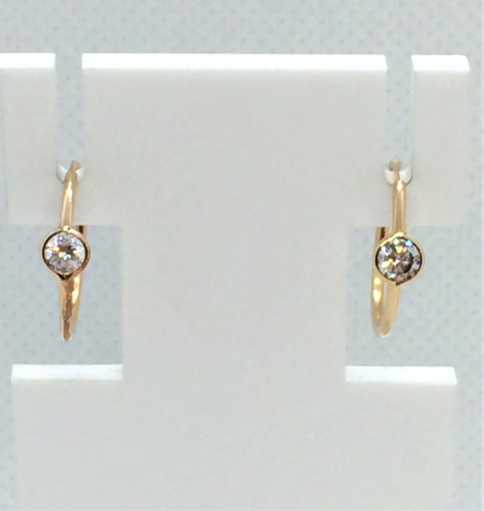 (ср-296) (Серьги) (Au 585)