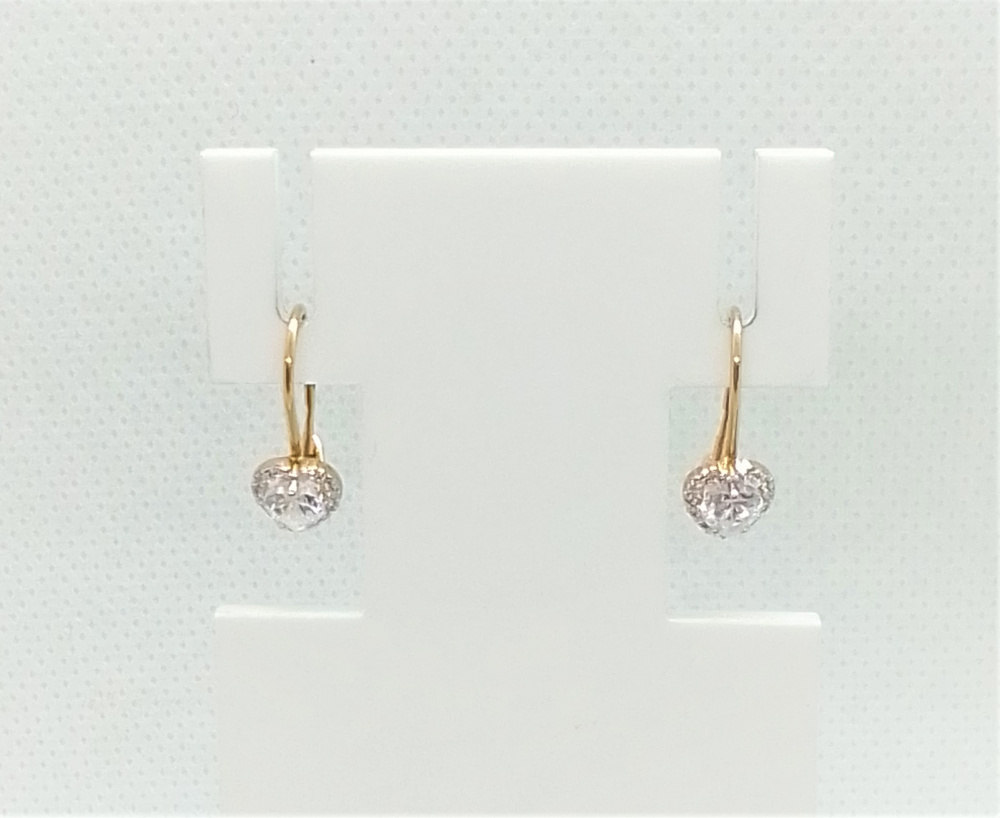 (ср-434) (Серьги) (Au 585)