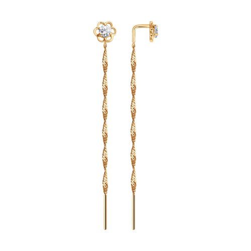 (025969) (Серьги) (Au 585)