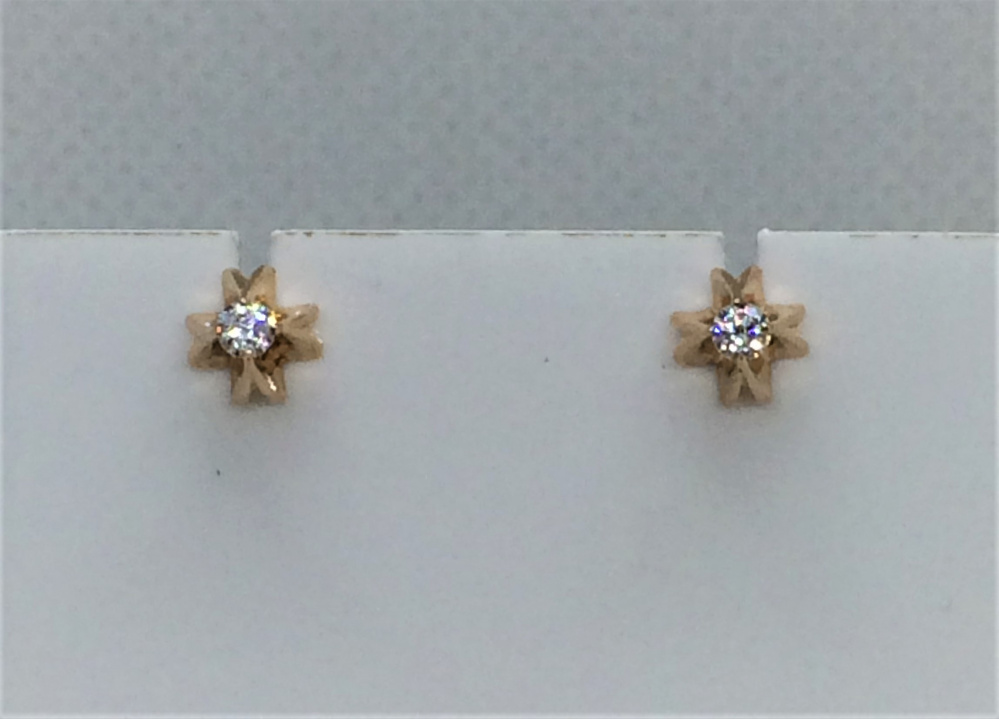 (П-15-002) (Серьги) (Au 585)