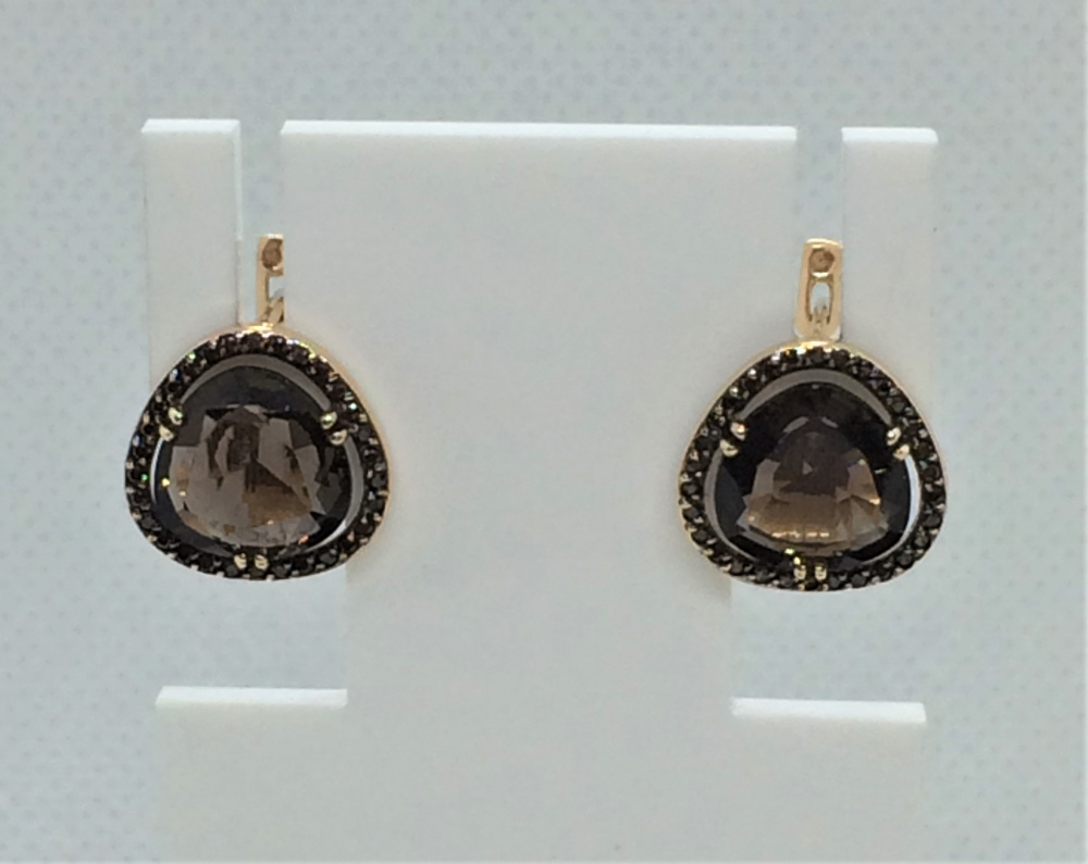 (ср-418) (Серьги) (Au 585)