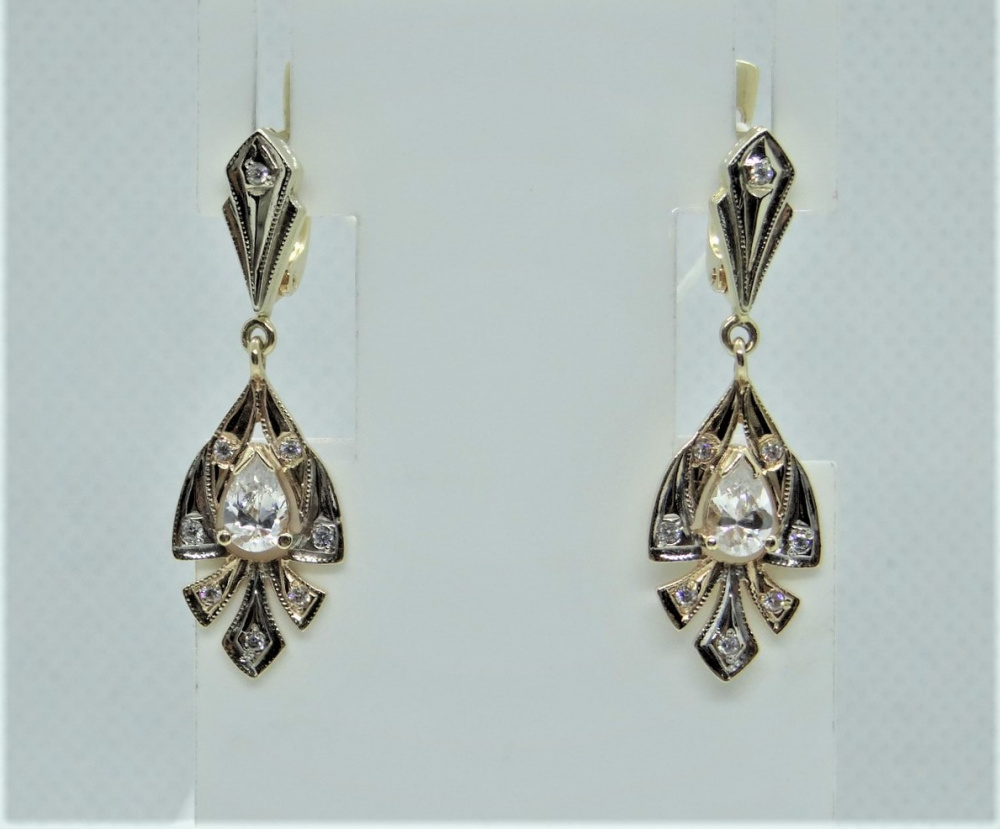 (ср-87) (Серьга) (Au 585)