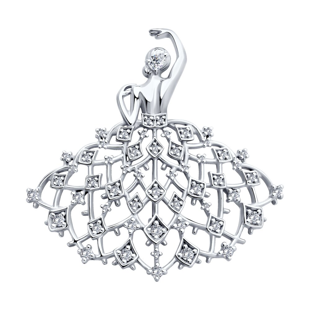 (94040334) (Брошь) (Ag 925)