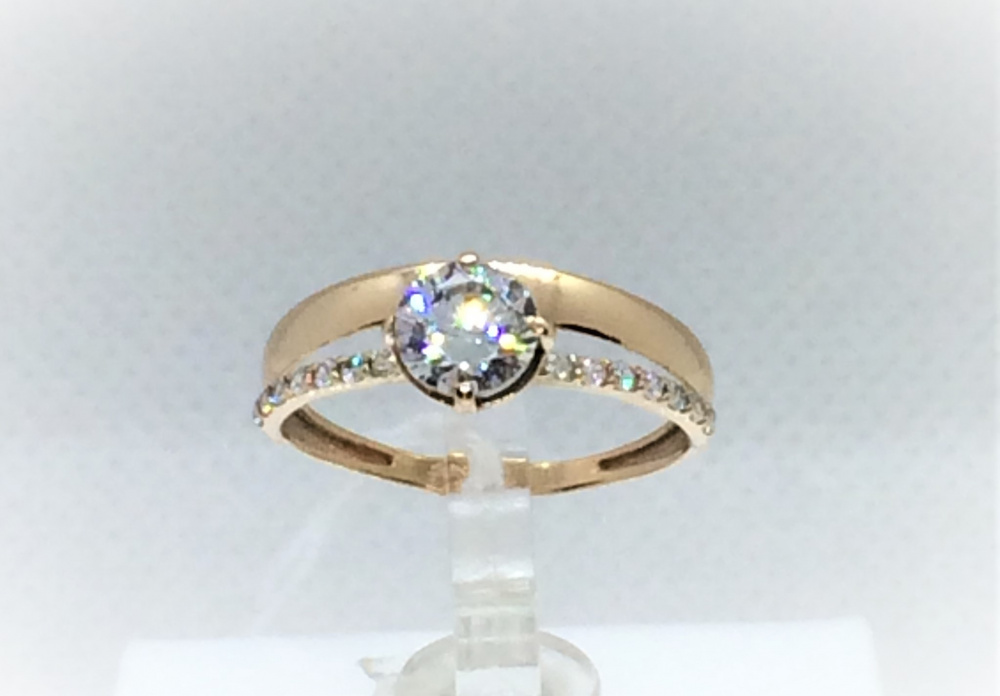 (кр-536) (Кольцо) (Au 585)