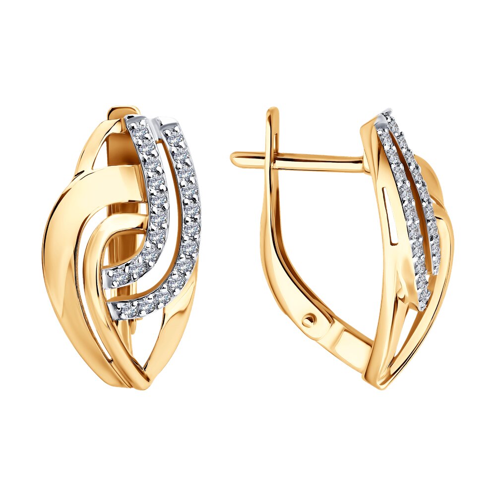 (0200778) (Серьги) (Au 585)