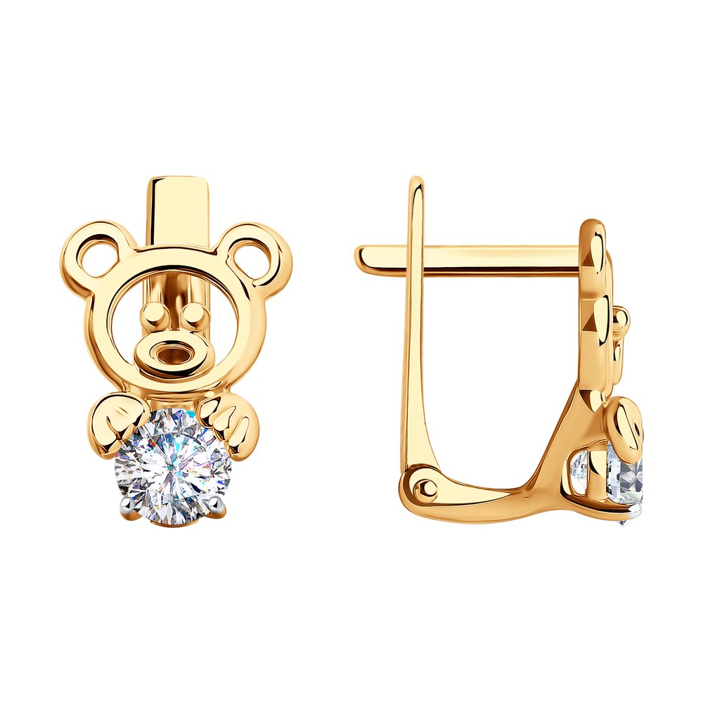 (029201) (Серьги) (Au 585)