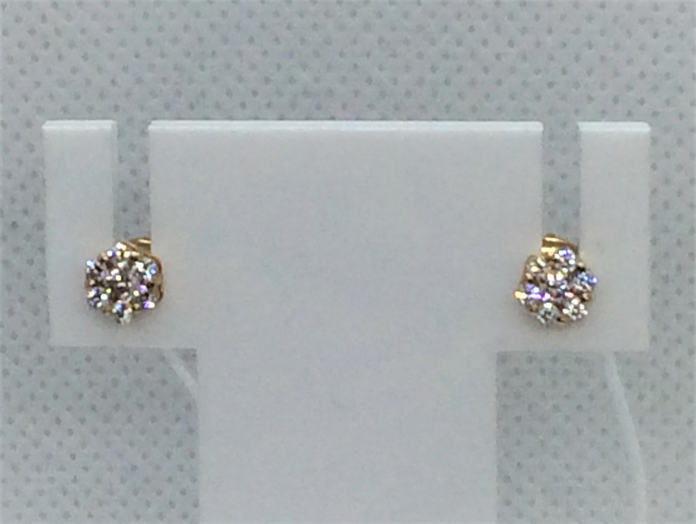 (ср-469) (Серьги) (Au 585)