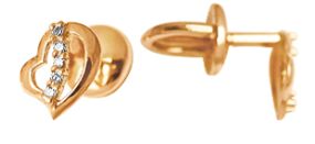 (2-229-010) (Серьги) (Au 585)