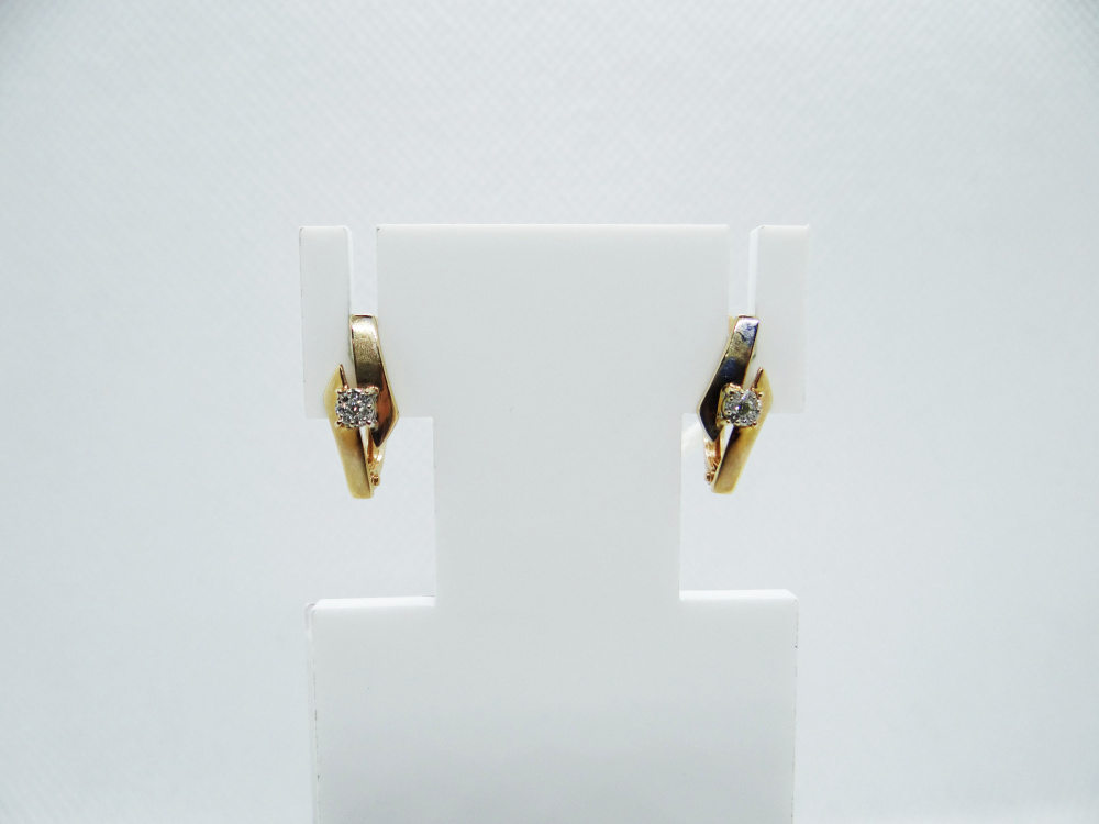 (СРб-002) (Серьги) Au 585