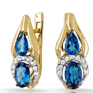 (2-577) (Серьги) Au 585