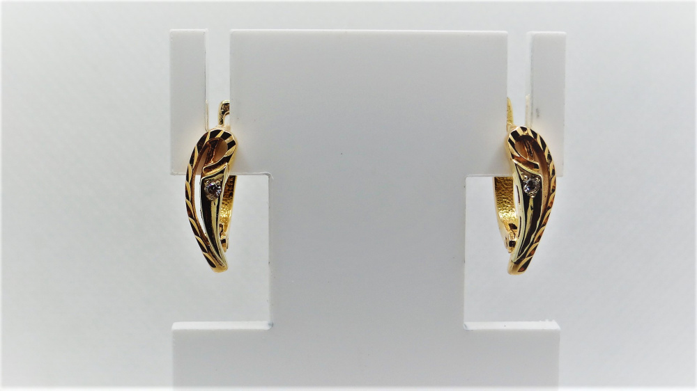 (С-212) (Серьги) Au 585